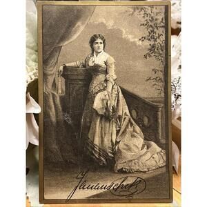 RARE-Announcement: Performance of Janauschek,  Opera House 1-29-?? Signed